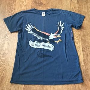Ed hardy eagle tee. Size large